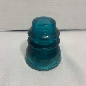 Aqua Blue Glass Insulator